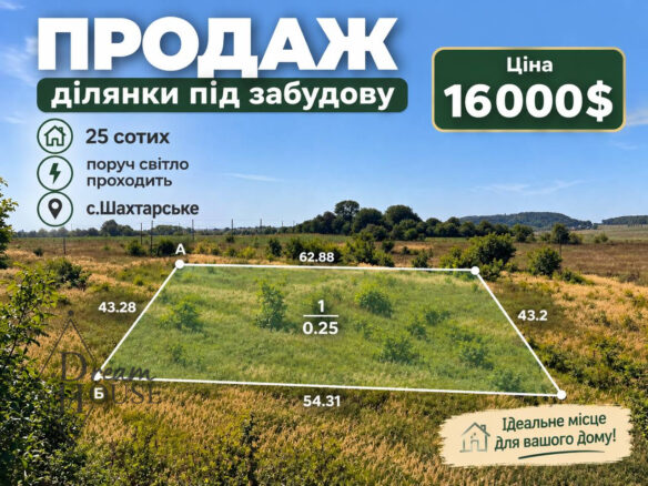 Продаж земельної ділянки